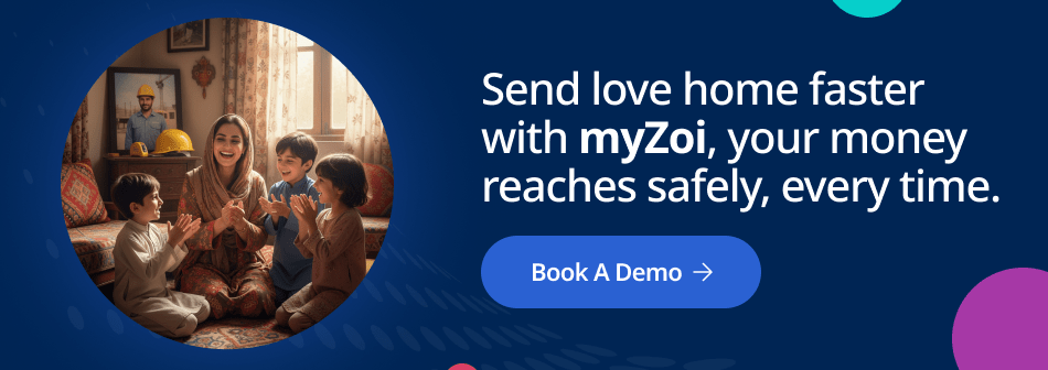 Send love home faster with myZoi, your money reaches safely, every time