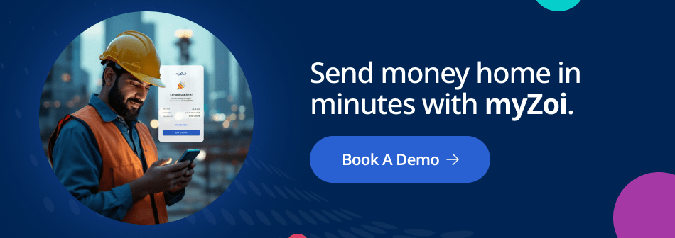 Send money home in minutes with myZoi